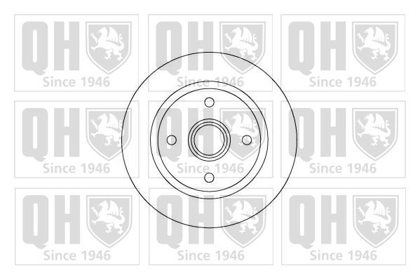 QUINTON HAZELL Тормозной диск BDC3650